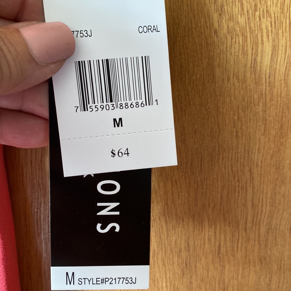 Perceptions New York dress size M coral color - Picture 3 of 4